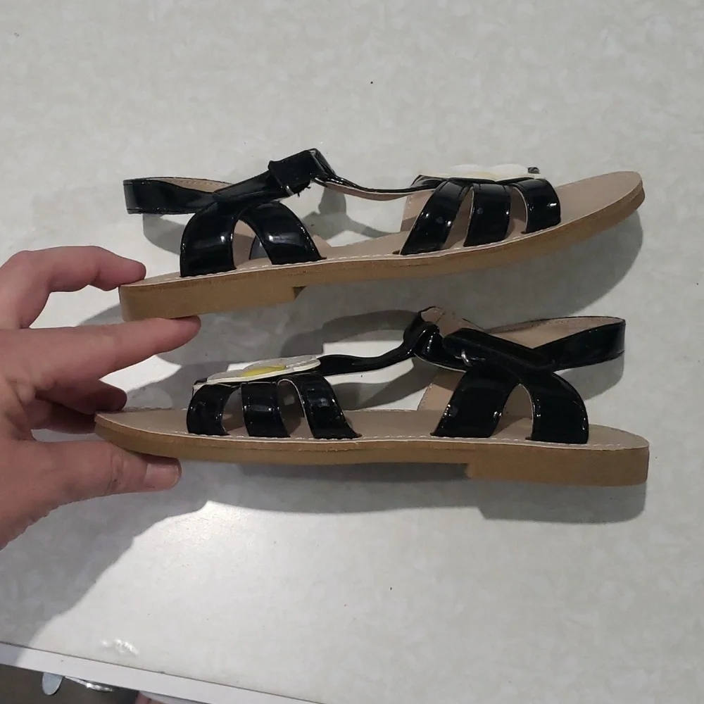 Black Gymboree Size3‎ Sandals